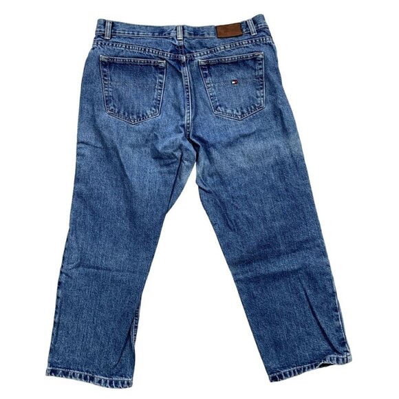 Tommy Hilfiger Y2K Loose Fit Womens Ankle Jeans Size 10 - Picture 2 of 5